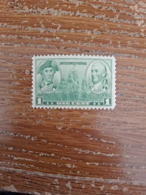 US 1 Cent Jones/ Barry Stamp 1936 Scott #790  MNH - Image 1 of 2