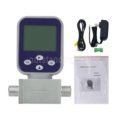 0-50L/min Propane Flow Meter Miniature Thermal Gas Flow Meter with RS485 Output - Image 1 of 4
