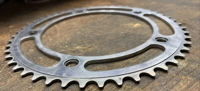 Plato Vintage CAMPAGNOLO Nuovo Record 49t x 151mm BCD Plata Hecho en ITALIA!! Foto 1 de 4