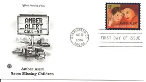 US Scott #4031, First Day Cover 5/25/06 Arlington, TX Single Amber Alert - Picture 1 of 1