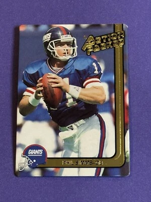 1991 Action Packed Phil Simms #188 New York Giants (Z) - Image 1 of 2