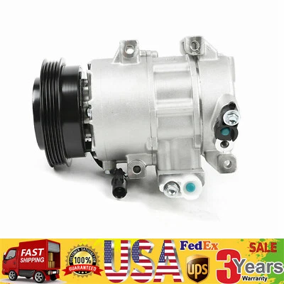 Compresor de aire acondicionado con embrague para Kia Rio LX EX SX 1,6 L 2006 2007 2008 2009 2010 2011 Foto 1 de 4