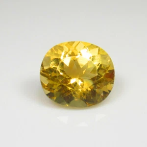 3.10 Ct Natural Top Luster Yellow Beryl Flawless Stunning Oval Cut-A1249 - Picture 1 of 2