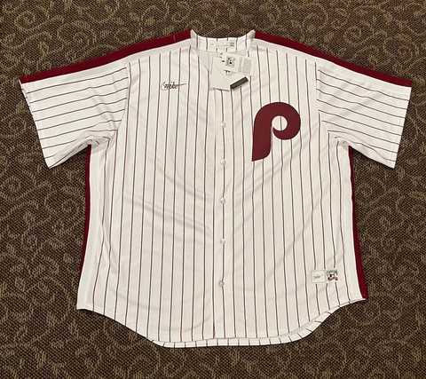 Men’s Nike MLB Philadelphia Phillies Mike Schmidt Cooperstown Baseball Jersey Cover