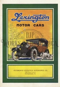 1923 Lexington Motor Car Co Catalog on CD - Connersville, In; Emmett Wainwright - Picture 1 of 5