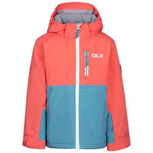 DLX Kids Ski Jacket Padded With Snap Off Hood & Down Filling Pauline - Picture 1 of 4
