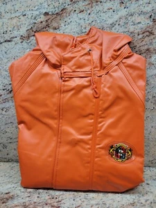 STEARNS Rain Suit Set Open Package NIP Adult 2 Piece Rainsuit Large Orange - Picture 1 of 4