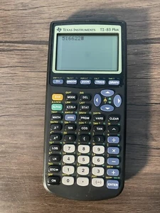 Calculadora Gráfica Texas Instruments TI-83 Plus - Negra PROBADA Y FUNCIONA - Imagen 1 de 2
