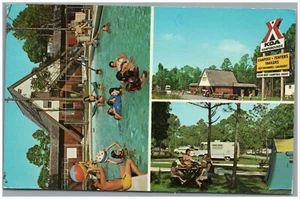KOA Kampground Lake Worth Florida FL Chrome Postkarte 1977 - Bild 1 von 2