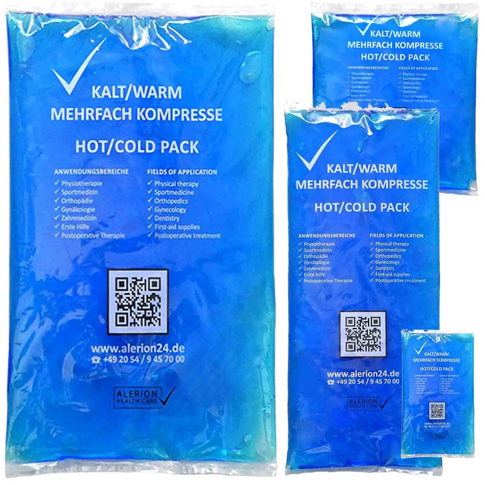 Alerion 12 cm cm 1 Premium Vlieshülle Kalt-Warm Kompresse M