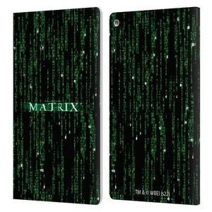 OFFICIAL THE MATRIX KEY ART LEATHER BOOK WALLET CASE COVER FOR AMAZON FIRE - Picture 1 of 15