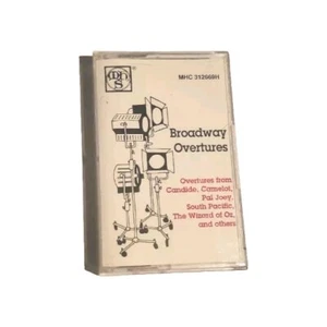 Broadway Overtures Audio Cassette Tape Musical Heritage Society 312669H - Picture 1 of 7