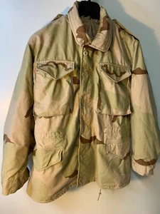 Vintage Centre Mfg Co Unisex Camo Hooded Field Jacket SZ Small Short - Picture 1 of 12