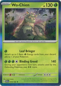 Pokemon SV04: Paradox Rift: Wo-Chien - 018/182 Holofoil - Picture 1 of 1