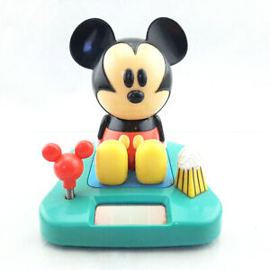 Vtg Disney Mickey Mouse Solar Powered Dancing Bobblehead Toy Disneyland Resort