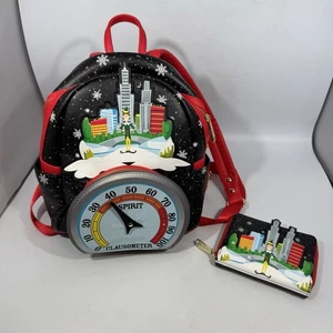 Loungefly Buddy the Elf Clausometer Light Up Mini Backpack Bag & Wallet - Picture 1 of 14