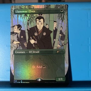 Foil LLANOWAR ELVES Secret Lair NM Magic the Gathering MTG - Picture 1 of 4