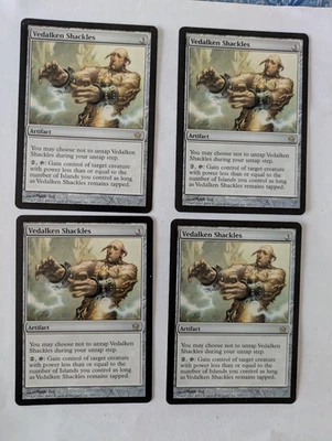 4 Vedalken Shackles 5th Dawn MTG NM Free shipping with tracking - Image 1 of 2