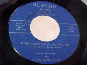 LEON AND EARL - THERE COULD NEVER BE ANOTHER / FALSE DREAMS-NM VINYL & EX AUDIO - Picture 1 of 2