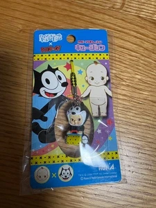 Felix the Cat kewpie kewsion figure strap key chain mascot rare Japan anime m628 - Picture 1 of 4