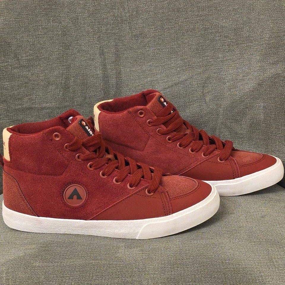 Zapatillas deportivas Airwalk para mujer talla 8 vino altas gamuza Y2K años 90 skate calle Foto 1 de 4