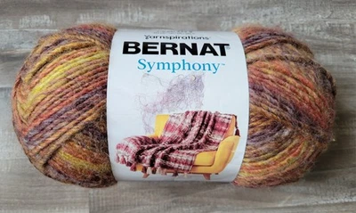 Bernat Symphony Yarn, Autumn Maple, Bulky Acrylic Wool - New Skein - Image 1 of 2