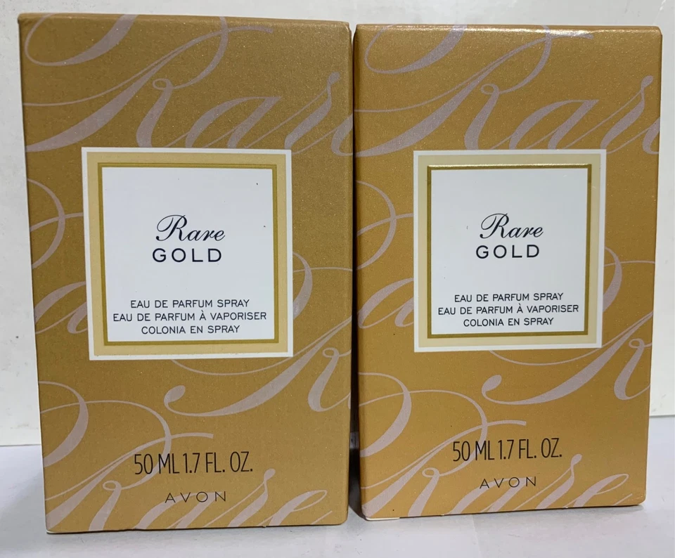 Avon Raro Oro Perfume Mujer Spray 1.7 fl. Eau De Parfum OZ (PAQUETE DE 2) Foto 1 de 1
