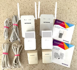 6 x WiFi/Range Ext. (2x Netgear AC1200 + 2x Powerline 500, 2x TP-Link AV1000) - Zdjęcie 1 z 6