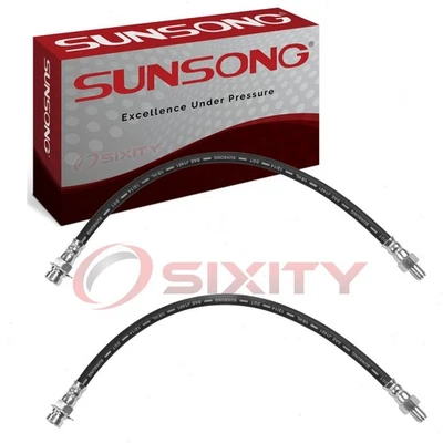 Mangueras hidráulicas de freno delantero Sunsong de 2 piezas para Chevrolet AK 1941 mangueras tubos zd Foto 1 de 4