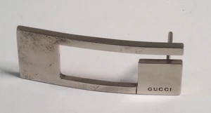 Gucci Unisex Belt Buckle With Silver G - Imagen 1 de 4