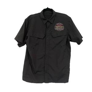 Camisa Troyers Mountain View Country Store Abotonada Ventilada Empleado Bajo Pro - Imagen 1 de 11
