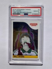 Will Byers #7 2018 Topps Stranger Things Season 1 Character Stickers PSA 9