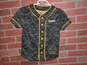 STAR WARS GIRLS REBELS 77 BUTTON JERSEY SHIRT SIZE SMALL - Picture 1 of 3