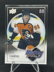 ERIC LINDROS 2023-24 UD Extended Series Clear Acetate Hockey Heroes Flyers - Picture 1 of 2