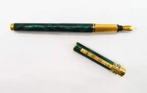 Cartier Trinity Malachite fountain pen - Picture 1 of 10