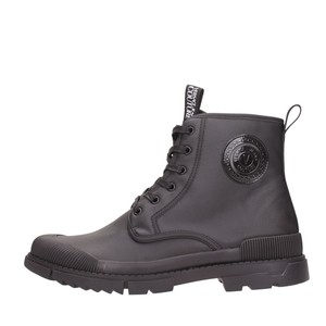 Stivali Uomo | VERSACE Stivaletti con Medusa nero — Pamela Saino