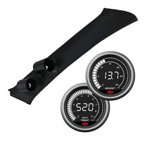Pillar Pod for Mitsubishi Triton ML MN no-SRS 2006-15 w/ Digital Boost EGT Gauge - Picture 1 of 11