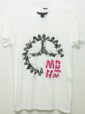 MARC by MARC JACOBS HOMBRE CUELLO REDONDO CAMISETA TOP CAMISA BLANCA TALLA XL $88 Foto 1 de 2