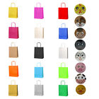 Colourful Small Paper Carrier Bags with Stickers for Christmas & Birthday Gifts
