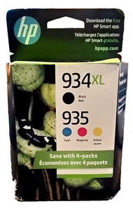 Genuine HP 934XL Blk & 935 Tri Color Combo - N9H66FN - SEALED - EXP: FEB / 2024 - Picture 1 of 3