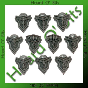 BROCAS DE MÁQUINA DE GUERRA MENOTH EJEMPLAR CINERATORS - 10x PLACAS DE HOMBRO - Imagen 1 de 1