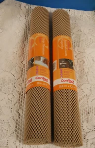 NWT CON-TACT CONTACT GRIP PREMIUM LINER 2@ 20 IN. X 4 FT. TAUPE COLOR WASHABLE. - Picture 1 of 8