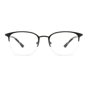 Gafas con marco de metal con bisagras de resorte y brazos de acetato unisex VF0107 53-17-140 - Imagen 1 de 10