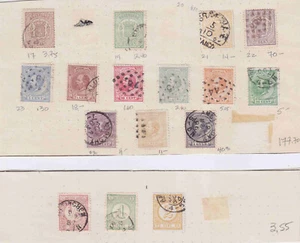 1869-1907 NIEDERLANDE GEST. SAMMLUNG AUF SEITENALBUM WENIGE POSTFRISCHE SCHARNIERE - Bild 1 von 4