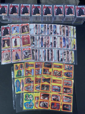 STAR WARS Empire Strikes Back TOPPS 1980 Series 1 COMPLETE 132 SET + 33 STICKERS - Image 1 of 4