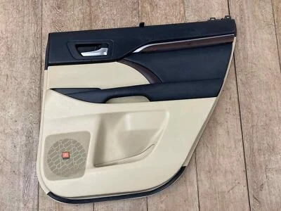 Compatível com 14 - 16 TOYOTA HIGHLANDER painel traseiro destro de guarnição de porta de passageiro com acabamento JBL-LA00 - Imagem 1 de 4