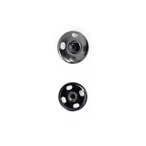 New Sew-On Snaps Fasteners Size:14mm 144 sets package, Color: Gun Metal - Picture 1 of 1