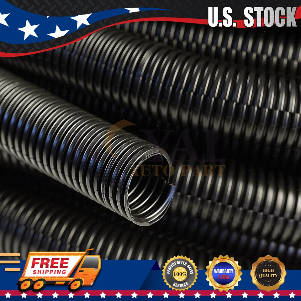 Split Wire Loom Conduit 1" 20 Ft. Polyethylene Tubing Car Automotive Power Amp Foto 1 de 1