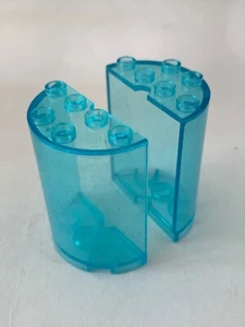 LEGO part 6259 (2pcs) Cylinder Half 2x4x4 - Picture 1 of 12