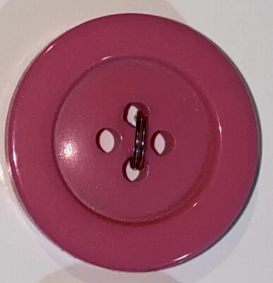 La Mode Buttons 7/8” 22mm Pink 4166 NOS - Image 1 of 3